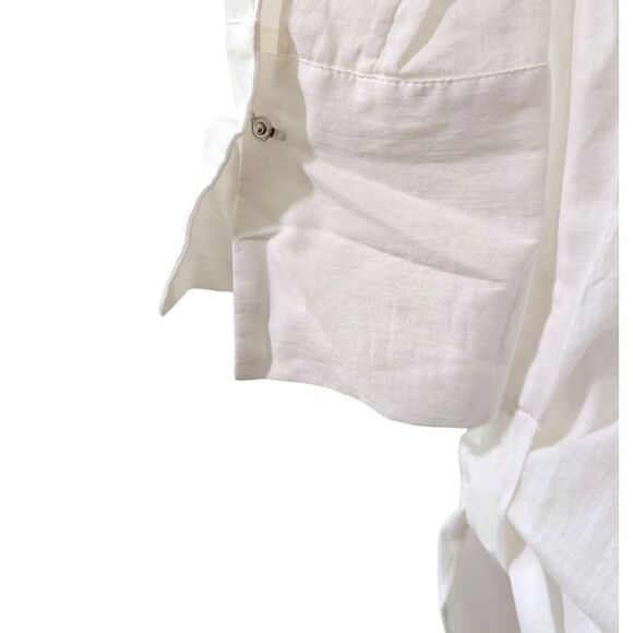 Roberta Furlanetto Main Blouse Tunic in White 100% Cotton Womens EU 42, US 6 NWT - Picture 6 of 9